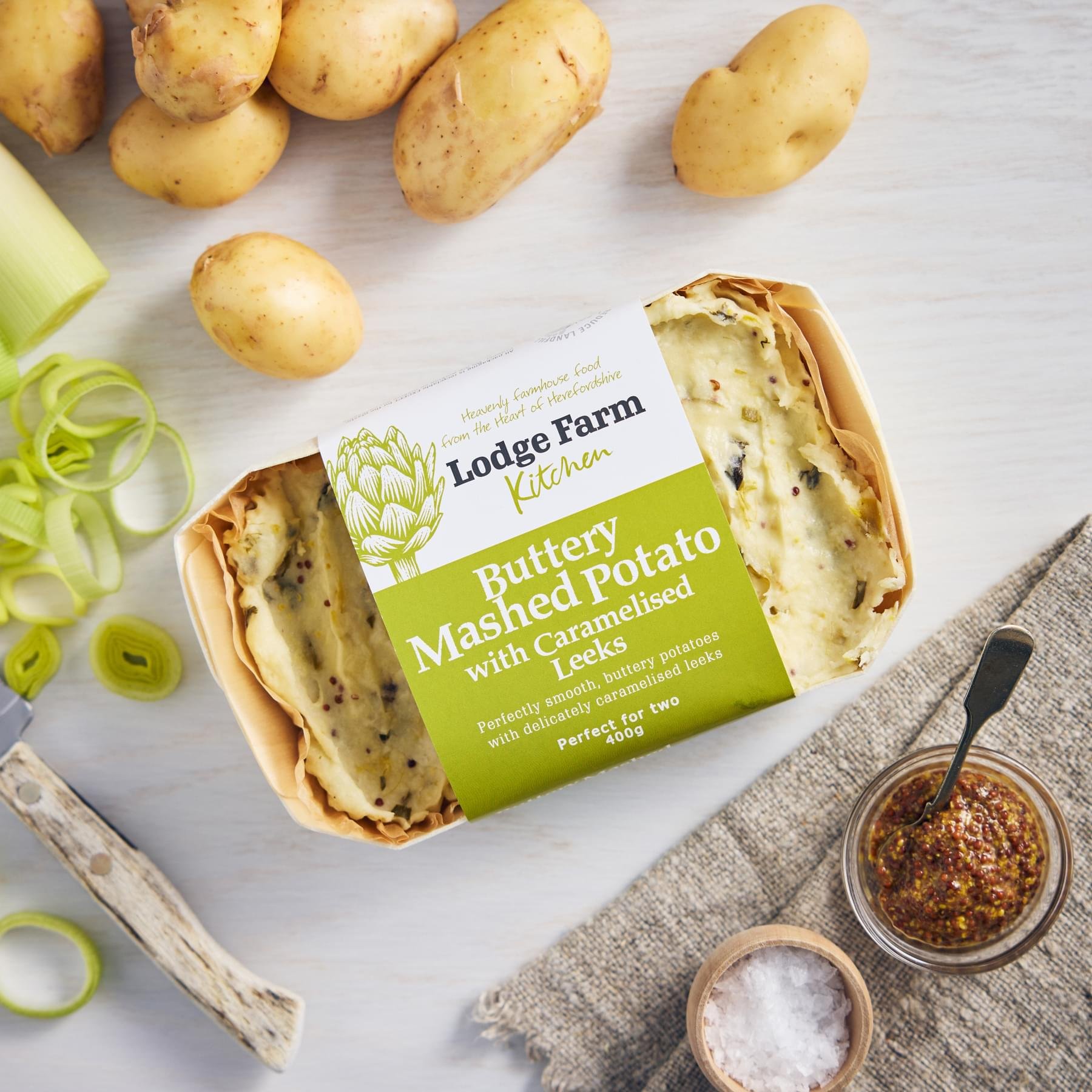 Mash with Leeks Lodge Farm Kitchen