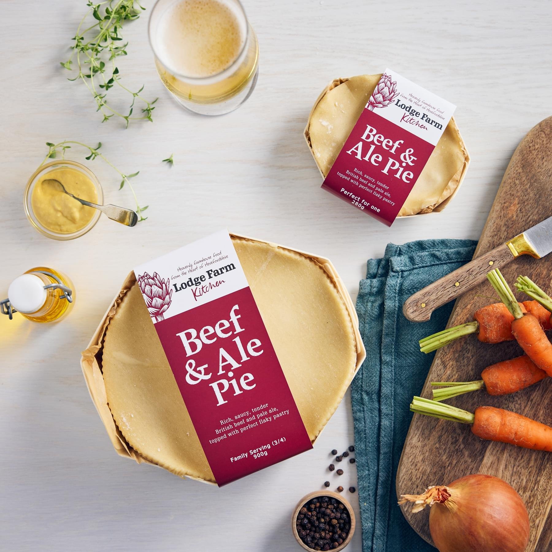 Beef and Ale Pie Lodge Farm Kitchen